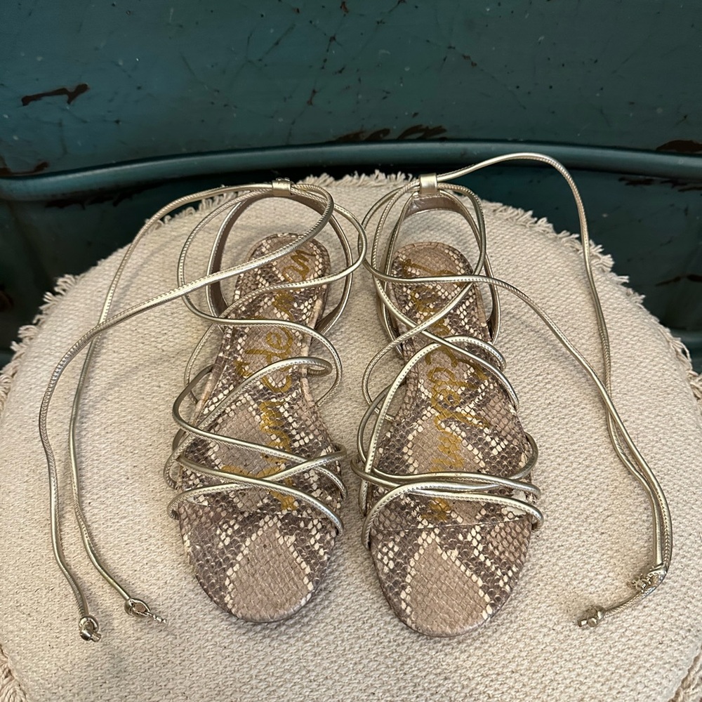 Sam Edelman lace up sandals